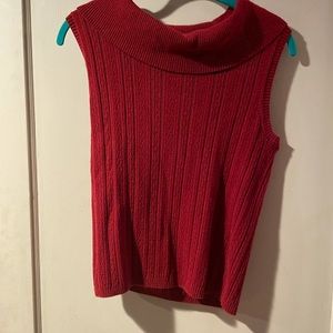 white stag red sweater vest!